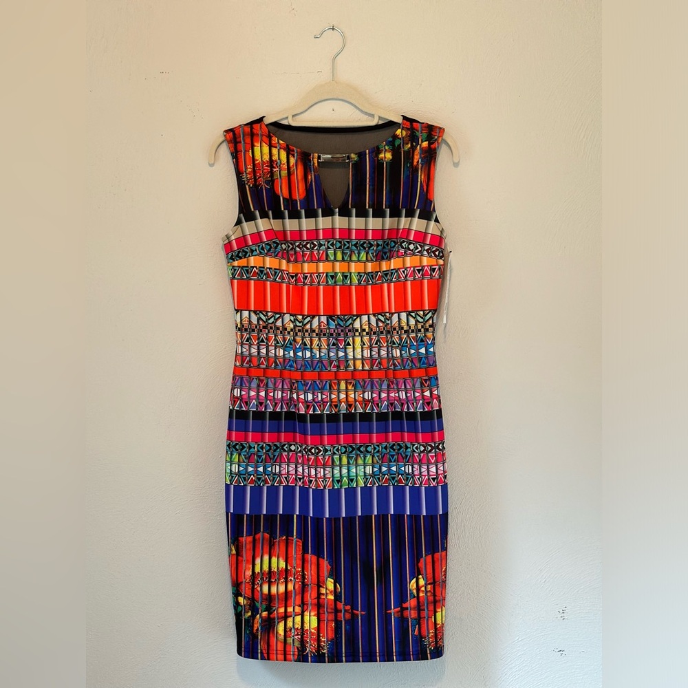 Joseph Ribkoff sheath dress - multicolor, size 8